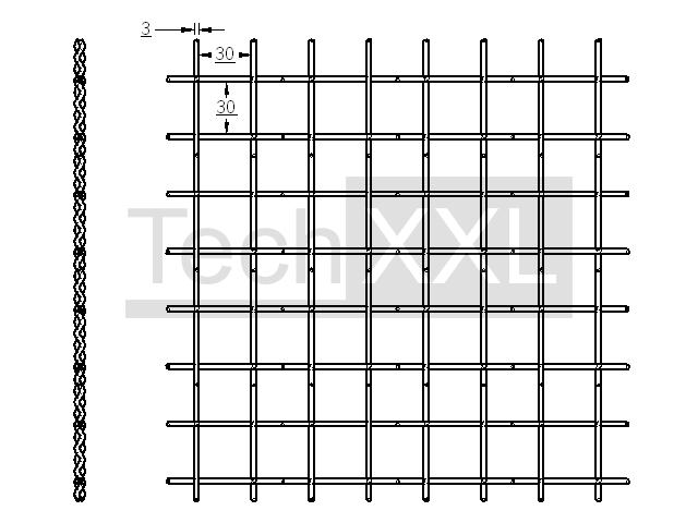 Zorg Huisdieren commentaar Geweven gaas 30x30x3 ST RAL zwart ➡️ 24.09€ ▷ profile-technologie - Item No  100966