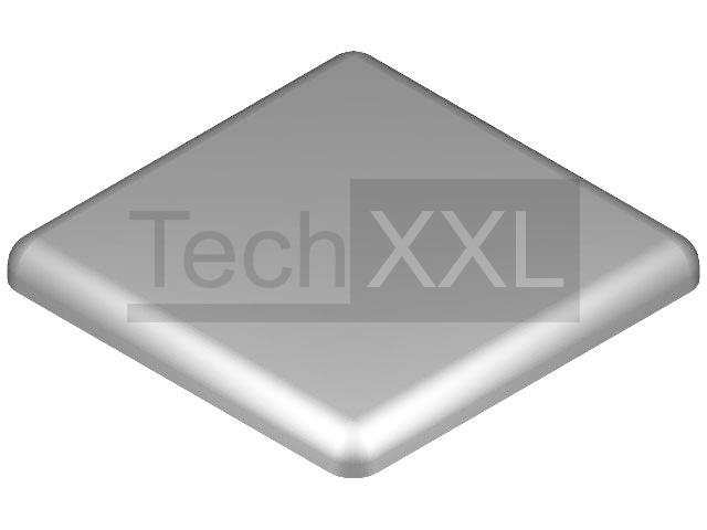 Afdekkap 8 30x30 grijs compatibel met Bosch 3842516506