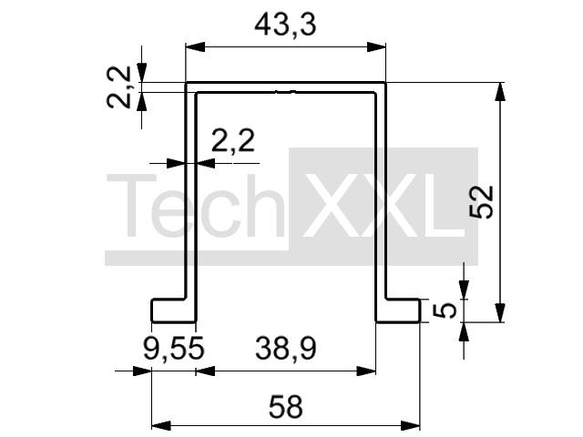 Zonne-rail MT Light Plus wie HSOP62