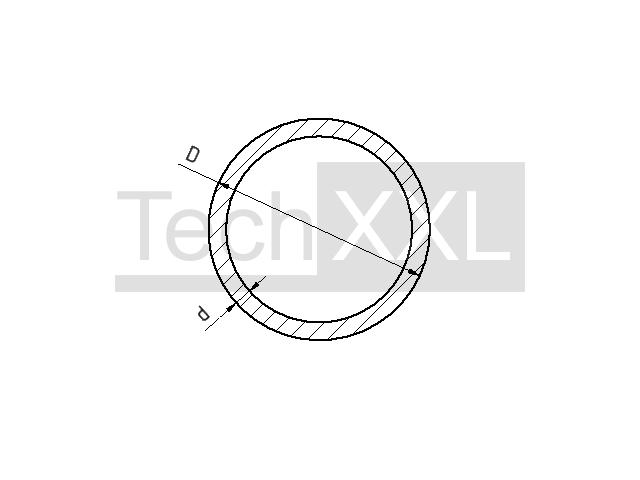 Ronde buis D58x10 wie HH300RR154