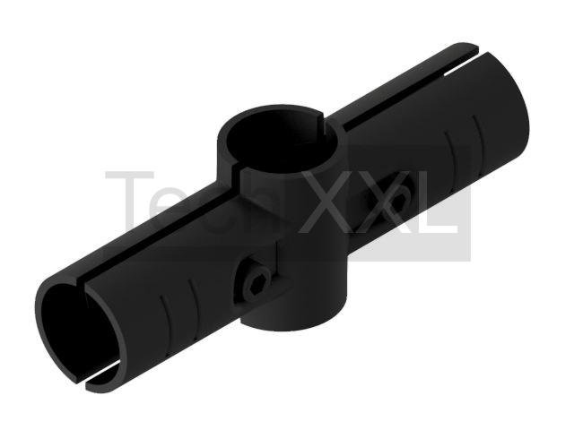 Basis connector D28, zwart, 2-sided 180°, moeilijk compatibel met Bosch DF-4B-V2