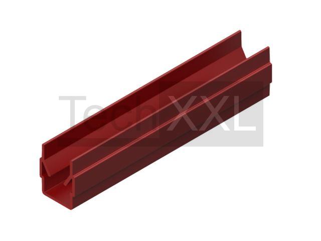 Abdeck-u.Einfassprofil 12 rot 2000mm
