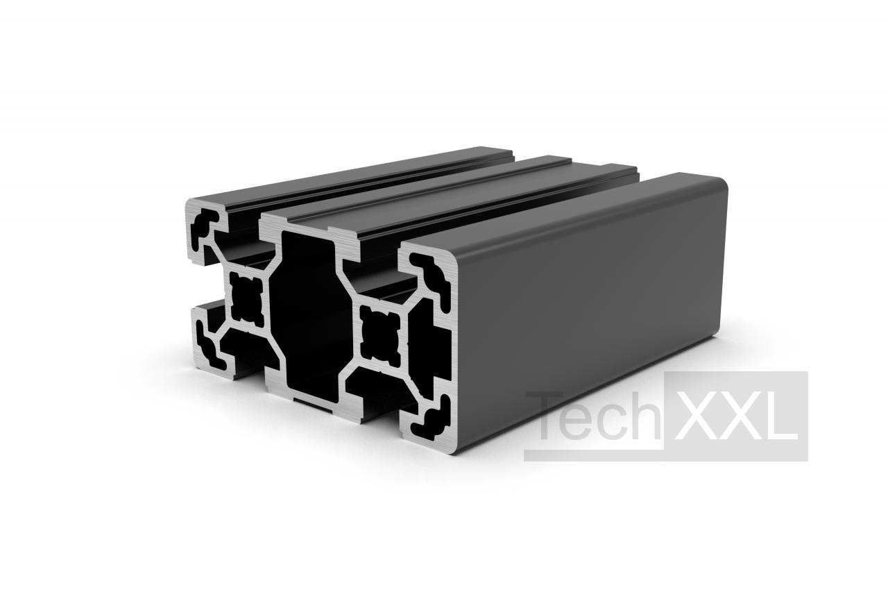 Profil 8 80x40 leicht 1N schwarz compatibel met Item 0.0.607.75